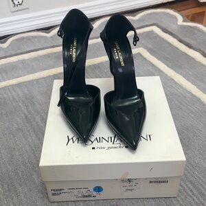 Saint Laurent Glossy Black Heels